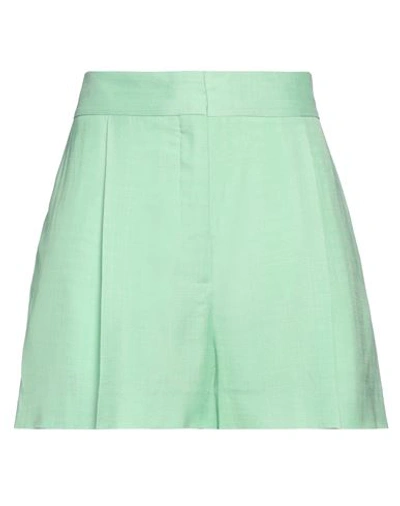 Sandro Woman Shorts & Bermuda Shorts Green Size 6 Cotton In Green