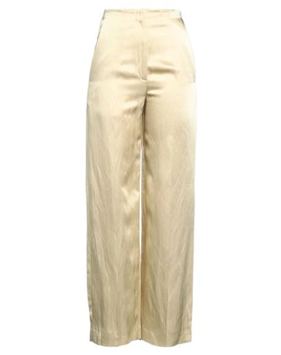 Shop Sandro Woman Pants Beige Size 10 Viscose, Linen