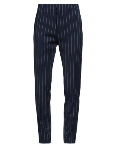 Shop Ami Alexandre Mattiussi Man Pants Navy Blue Size 40 Virgin Wool