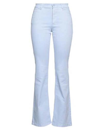 Shop Freddy Woman Jeans Light Blue Size L Cotton, Elastane