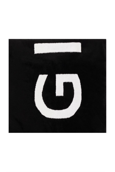 Shop Givenchy Logo Intarsia Scarf In Black