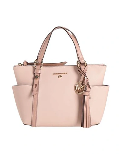 Shop Michael Michael Kors Woman Handbag Light Pink Size - Cow Leather
