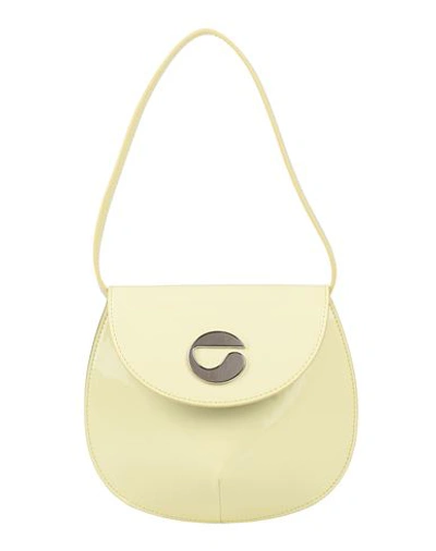 Shop Coperni Woman Handbag Light Yellow Size - Polyurethane, Polyester