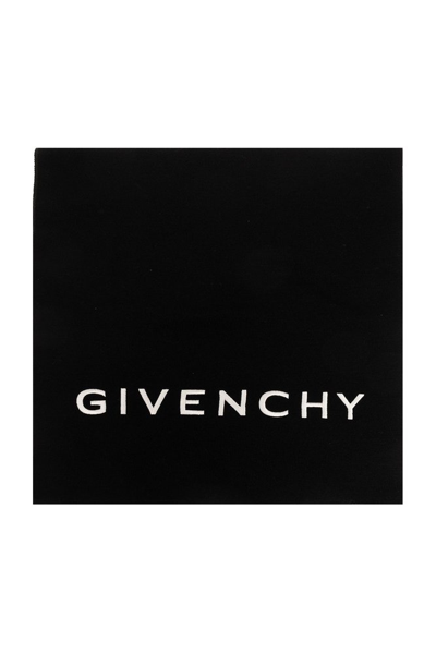 Shop Givenchy Logo Intarsia Knitted Scarf In Black