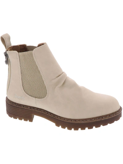Shop Blowfish Malibu Redsen-2 Womens Ankle Pull On Chelsea Boots In Grey