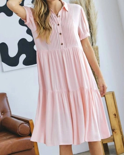 Shop Davi & Dani Plus Midi Dress In Pink