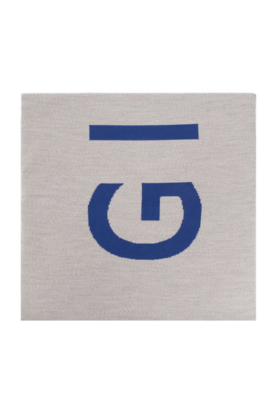 Shop Givenchy Logo Intarsia In Grey