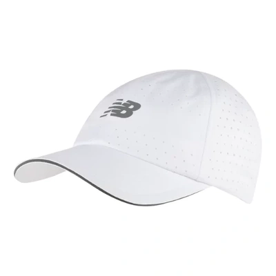 Shop New Balance Unisex 6 Panel Pro Run Hat In White