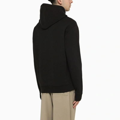 Shop Ami Alexandre Mattiussi Ami Paris Ami De Coeur Sweatshirt Hoodie In Black