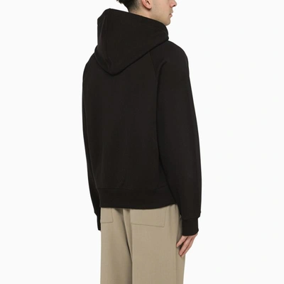 Shop Ami Alexandre Mattiussi Ami Paris Ami De Coeur Zip Sweatshirt In Black