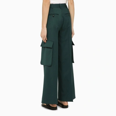 Shop Amiri Forest Trousers In Green