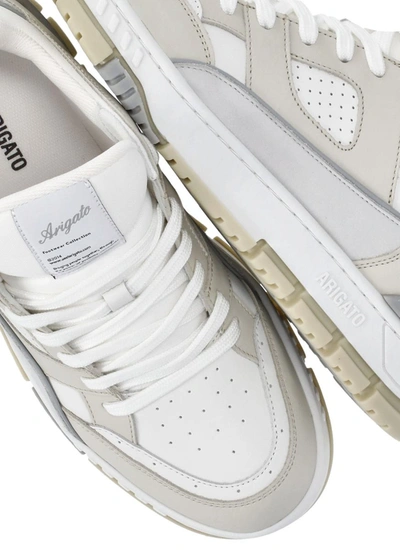 Axel Arigato Low-top Sneakers With Textured Panels And Cushioned Sole In Multi