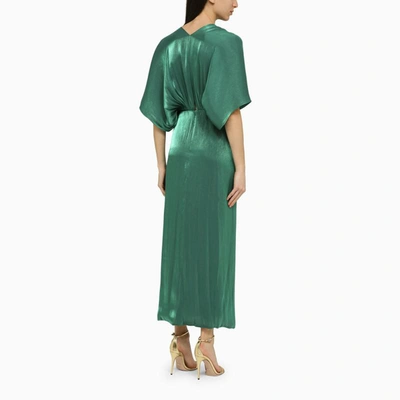 Shop Costarellos Roana Midi Dress In Green
