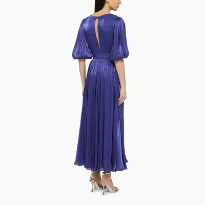 Shop Costarellos Midi Dress Brennie Royal In Blue