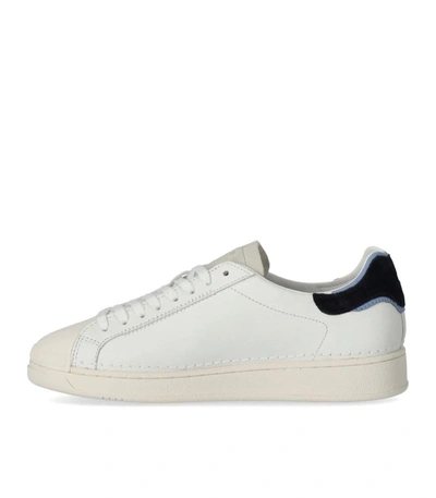 Shop Date D.a.t.e.  Base Calf White Blue Sneaker