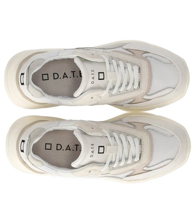 Shop Date D.a.t.e.  Fuga Canvas White Sneaker