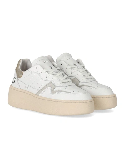Shop Date D.a.t.e.  Step Calf White Platinum Sneaker