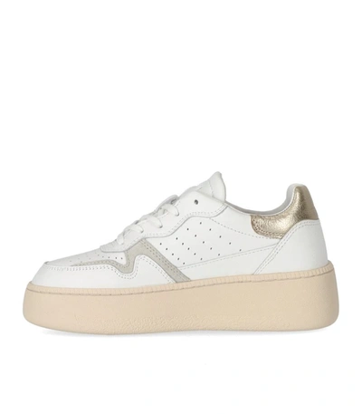 Shop Date D.a.t.e.  Step Calf White Platinum Sneaker