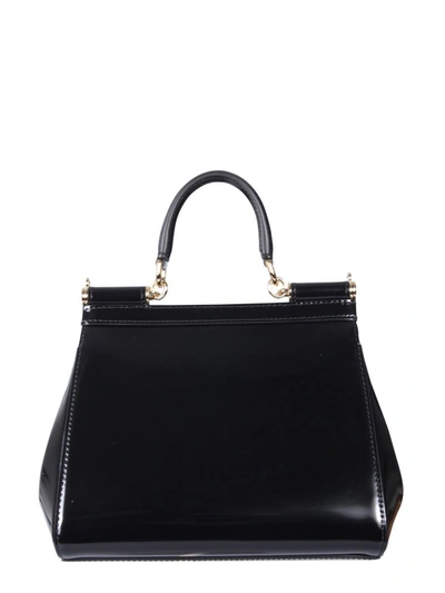 Shop Dolce & Gabbana Bag "sicily" In Black
