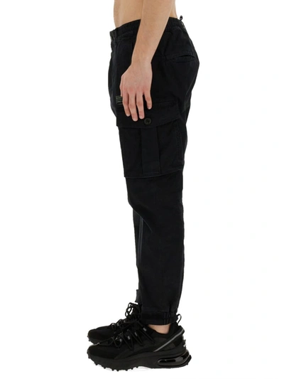 Shop Dsquared2 Cargo Pants In Black