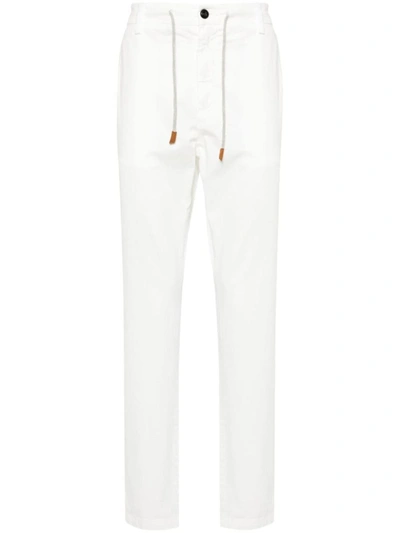 Shop Eleventy Trousers White