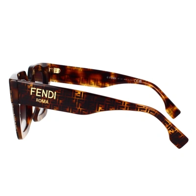 Shop Fendi Sunglasses In Havana