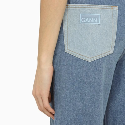 Shop Ganni Angy Vintage Denim Jeans In Blue