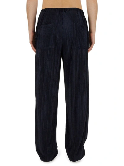 Shop Family First Pleated Pants In Blue