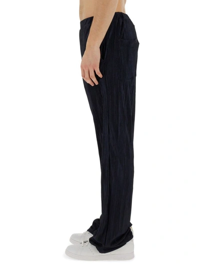 Shop Family First Pleated Pants In Blue