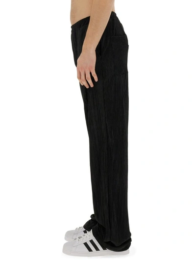 Shop Family First Pleated Pants In Black