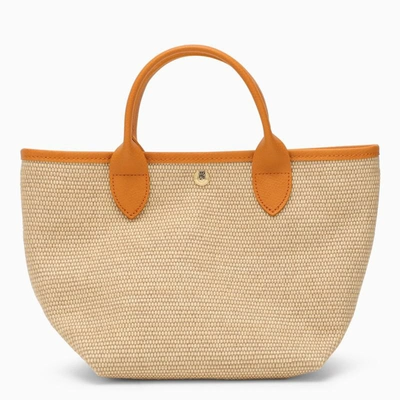 Shop Longchamp Apricot/beige S Le Panier Bag In Orange