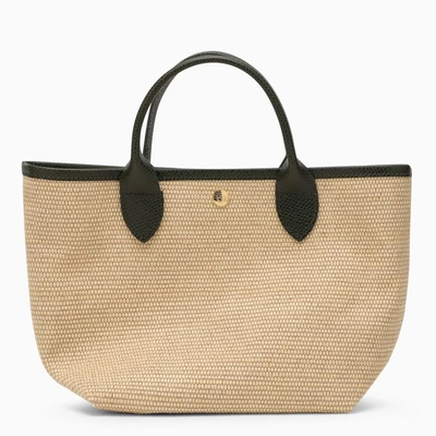 Shop Longchamp Kaki/beige S Le Panier Bag In Blue