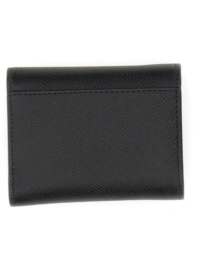 Shop Maison Margiela Wallet With Four Seams Unisex In Black