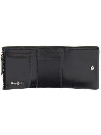 Shop Maison Margiela Wallet With Four Seams Unisex In Black