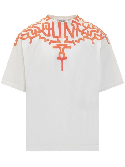 Shop Marcelo Burlon County Of Milan Graffiti Wings Tee In White