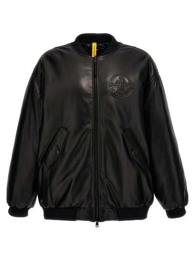 Shop Moncler Genius Bomber  Roc Nation By Jay-z In Black