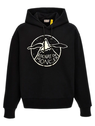 Shop Moncler Genius Roc Nation By Jay-z Sweatshirt In Black