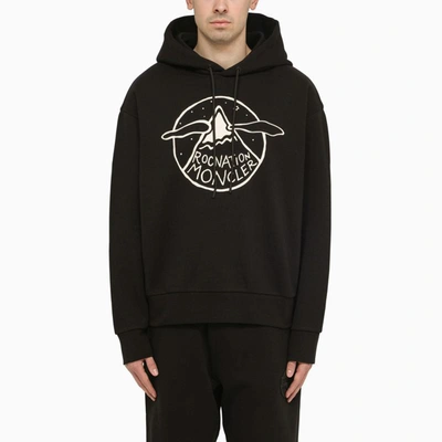 Shop Moncler Genius Moncler X Roc Nation By Jay-z Hoodie With Logo In Black