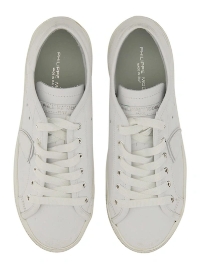 Shop Philippe Model Sneaker Paris Haute In White