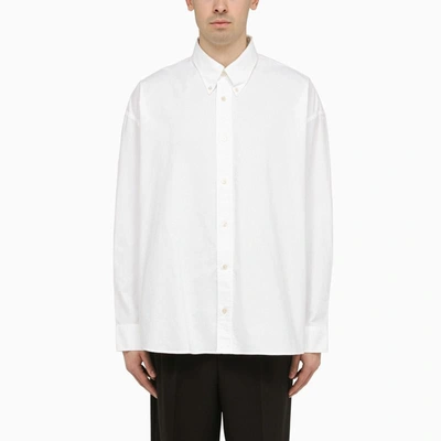 Shop Studio Nicholson Button-down Shirt In White