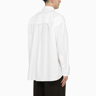 Shop Studio Nicholson Button-down Shirt In White
