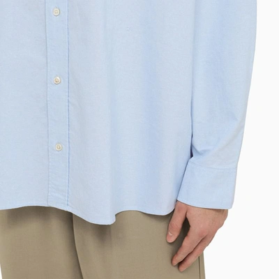 Shop Studio Nicholson Light Button-down Shirt In Blue