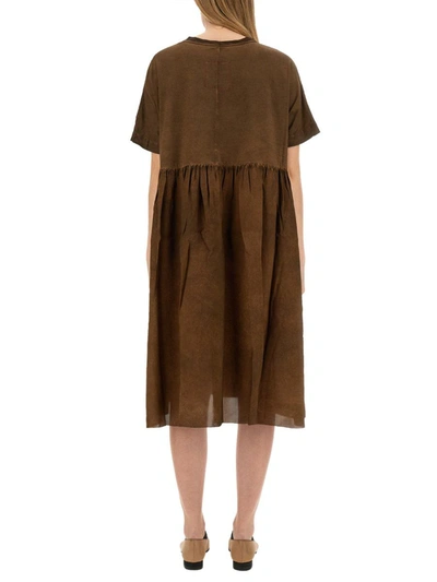 Shop Uma Wang Dress "dana" In Brown