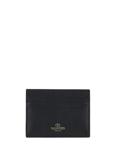 Shop Valentino Garavani Wallets In Black