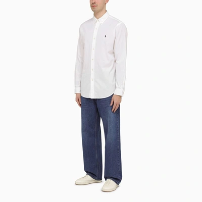 Shop Polo Ralph Lauren Custom-fit Shirt In White