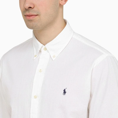Shop Polo Ralph Lauren Custom-fit Shirt In White