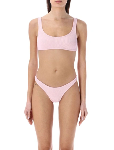 Shop Reina Olga Ginny Bikini Set In Baby Pink