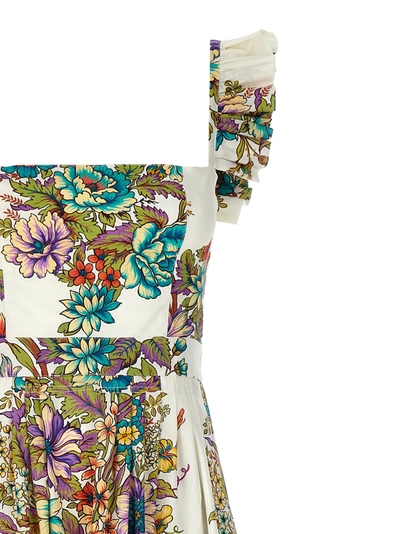 Shop Etro Floral Print Maxi Dress Dresses Multicolor