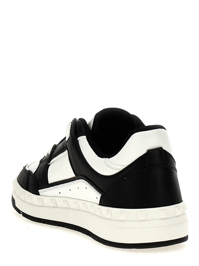 Shop Valentino Freedots Sneakers White/black