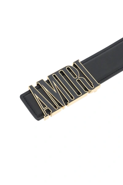 Shop Amiri Logo Buckle Belt